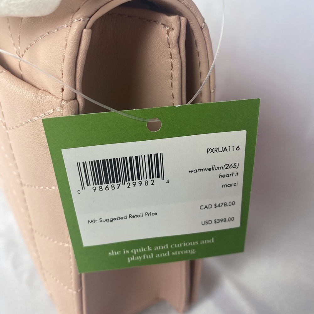NWT Kate Spade Heart It Marci Warm Vellum PXRUA116 - Picture 5 of 11